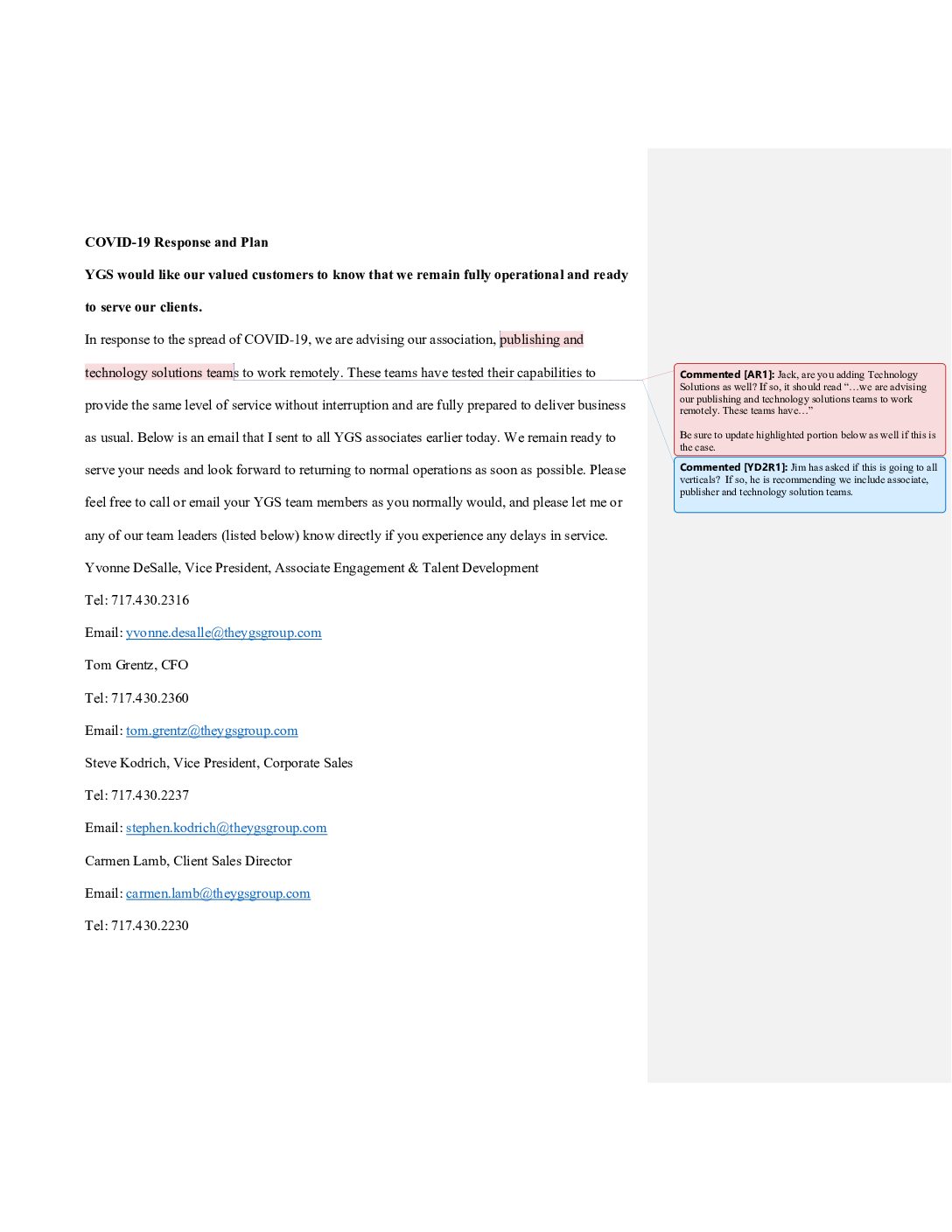 COVID-Response Plan 3-16-2020