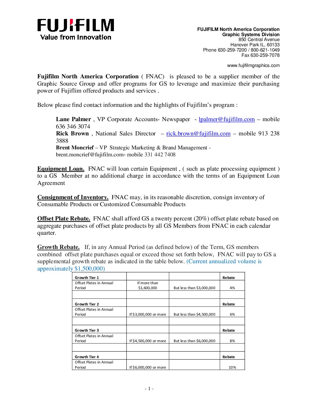 Fujifilm Graphic Source Program Highlights 311