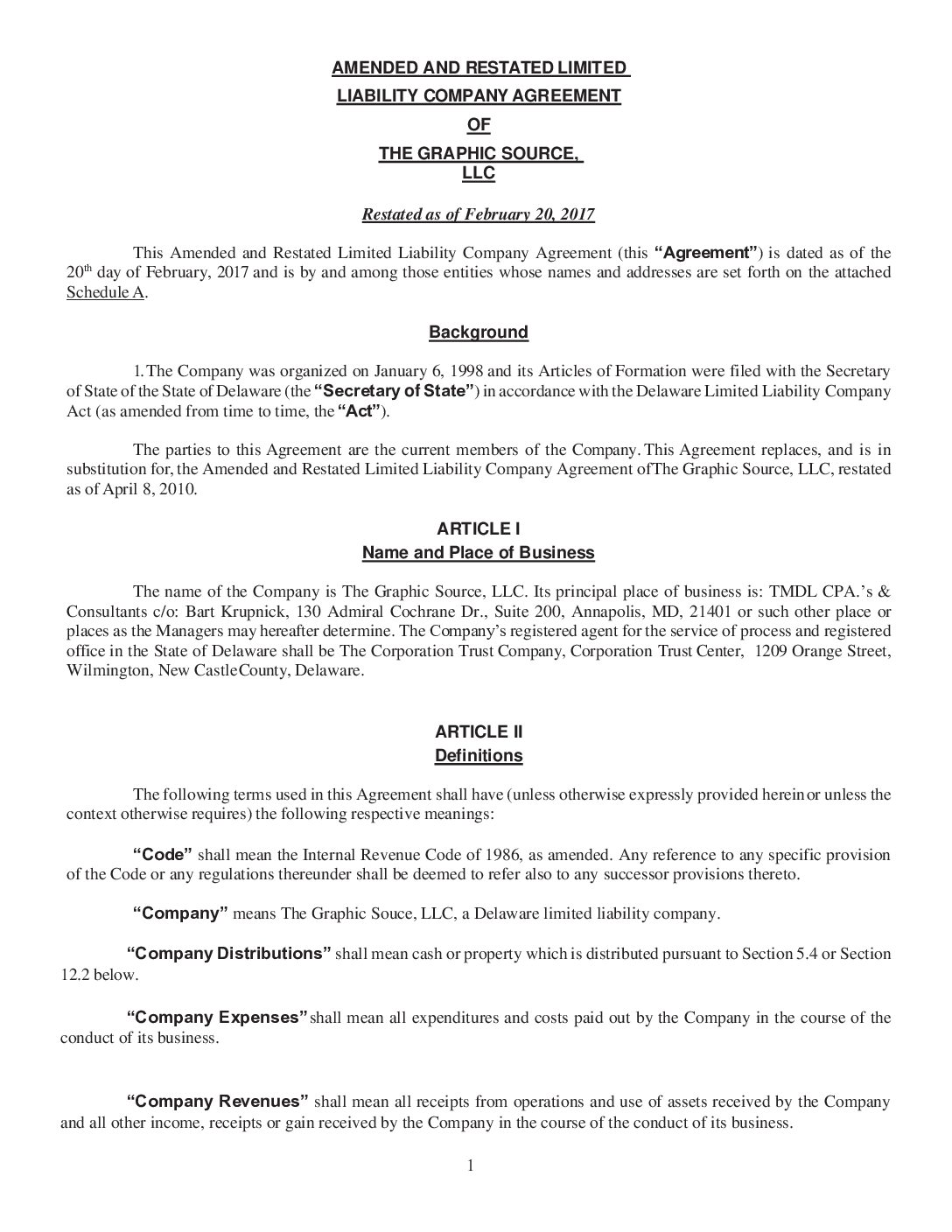 TGS Bylaws