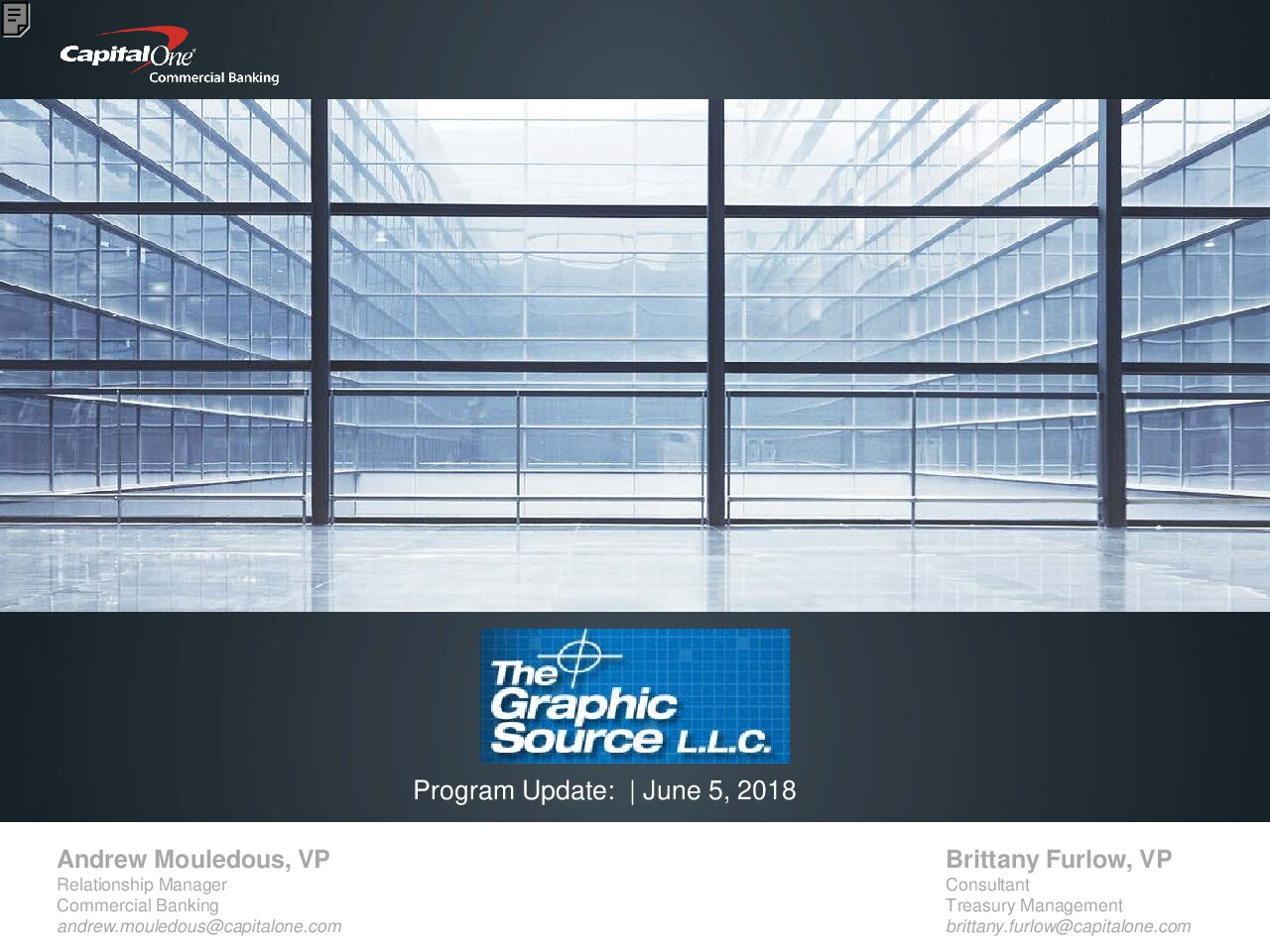 The Graphic Source – Capital One Partnership 06-05-18